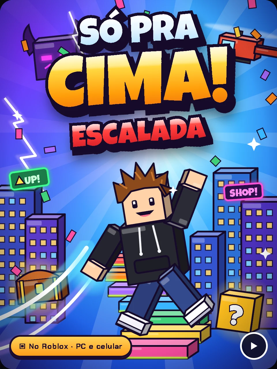 Capa do jogo Só Pra Cima: Escalada